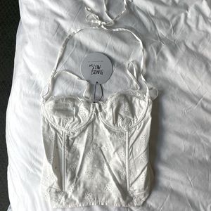 Luvan Lace Corset Top